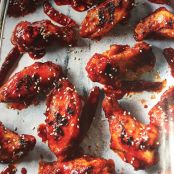 Sweet & Spicy Korean Chicken Wings